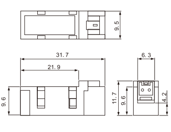 PS-8186 outline drawing