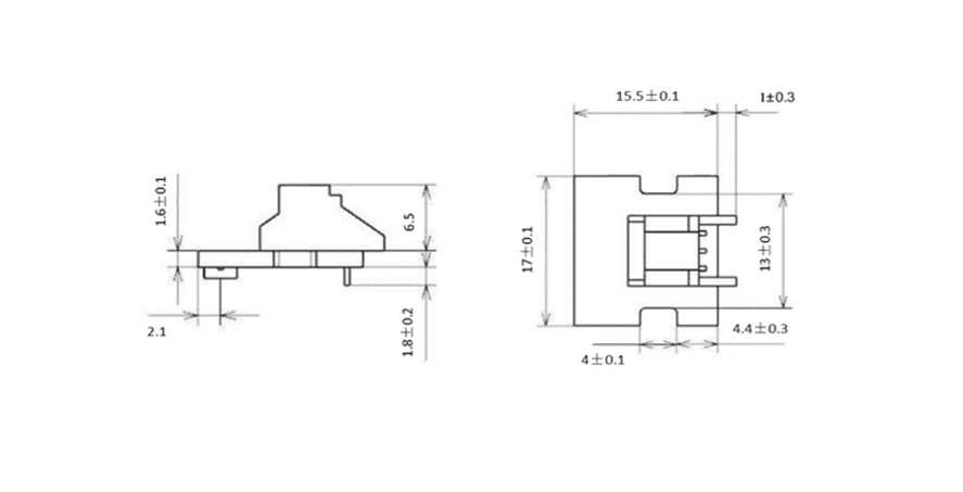 MS-0015A outline drawing