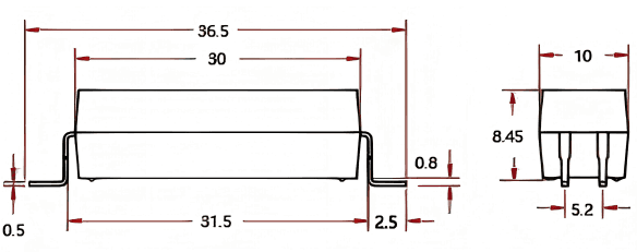 PH1R1A251K outline drawing