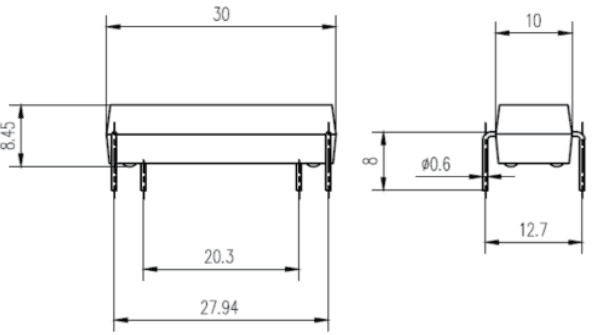 PH1R1A-101K-65K outline drawing